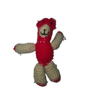 Crochet Pattern Bear Plush Vintage Handmade